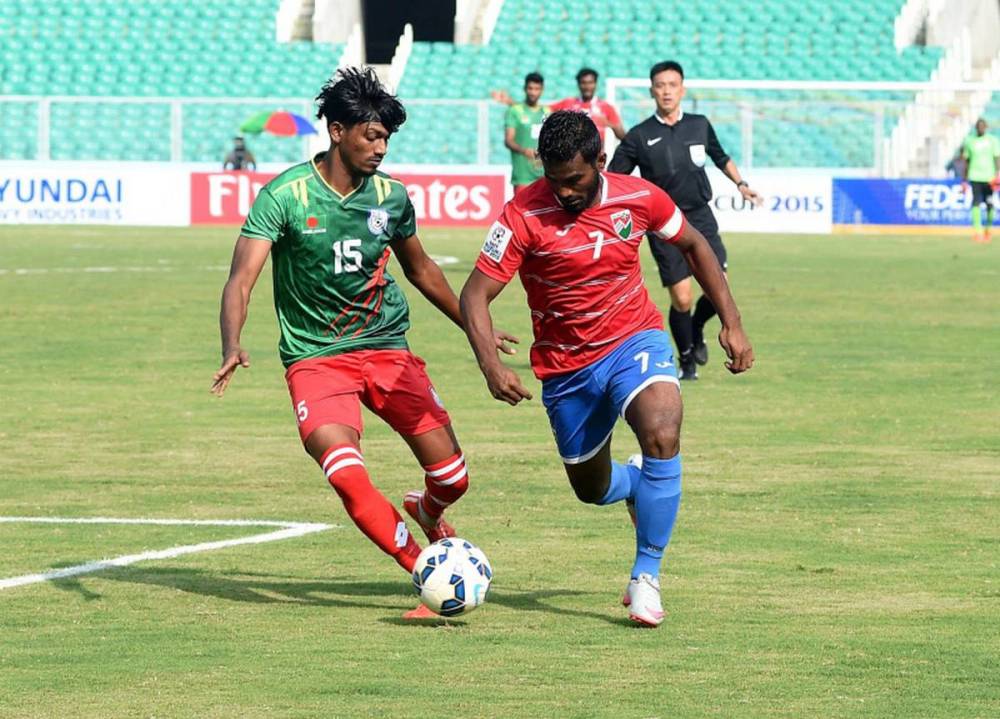 साफ च्याम्पियनसिप फुटबल- माल्दिभ्सको पहिलो जित, बंगलादेश २–० ले पराजित