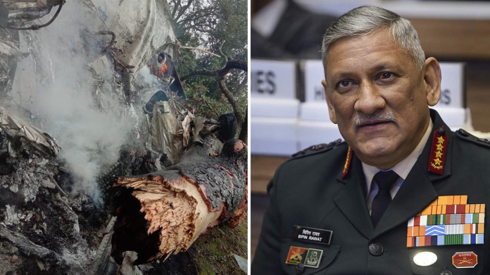 भारत हेलिकप्टर दुर्घटना अपडेट : ११ जनाको मृत्यु